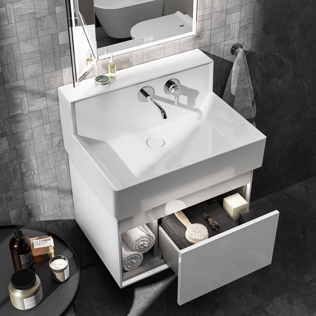 Мебель для ванной Kerama Marazzi Tecnologica M 65 см 2 ящика, белоснежный