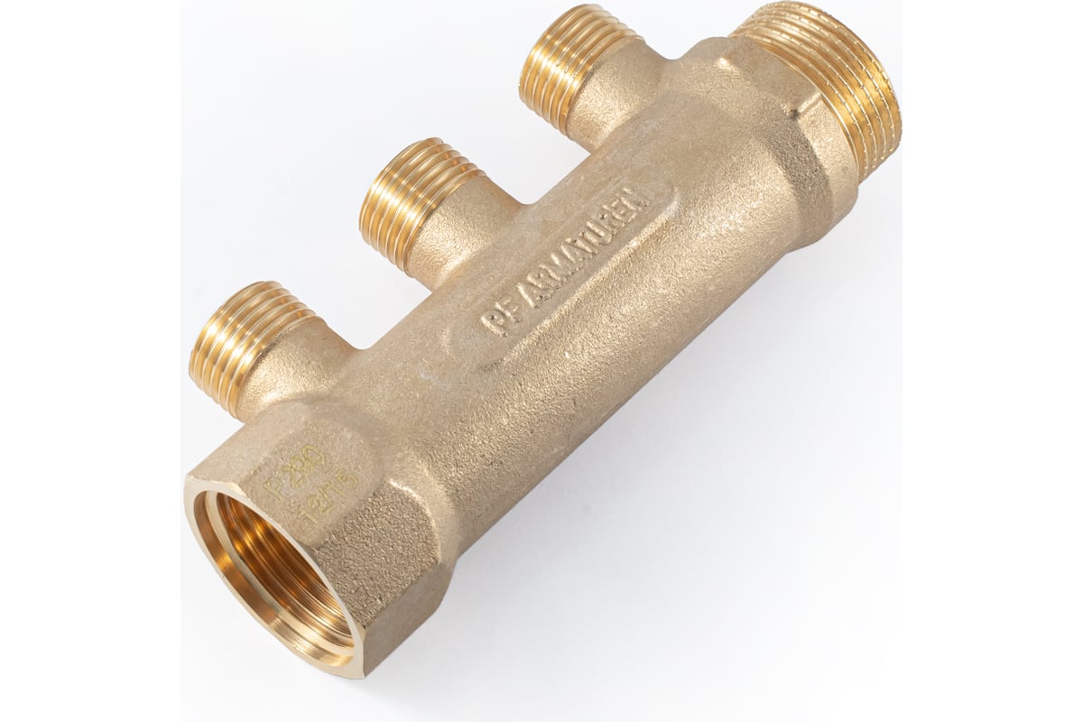 Коллектор латунный PROFACTOR в/н 1" х 3 вых 1/2" нар PF MF 263.3