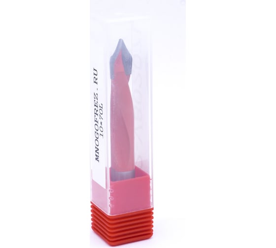 Сверло присадочное монолитное сквозное ZY-V110206L (10х70 мм; хв-к 10 мм; левое вращение) МНОГОФРЕЗ 6583