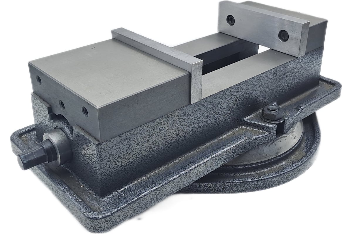 Станочные тиски TORNERI прецизионные поворотные L губок 125 мм, серия QM16125 Swivel 045758