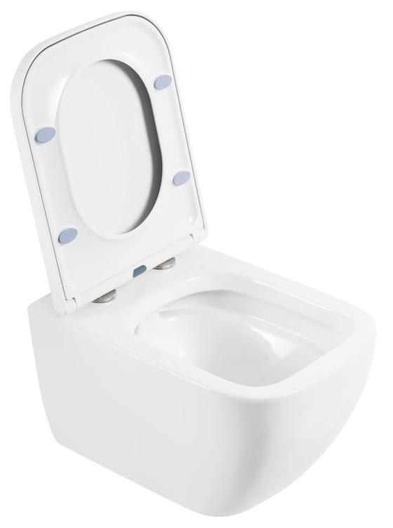 Подвесной унитаз BelBagno Alpina BB10100CHR/SC с сиденьем дюропласт soft close