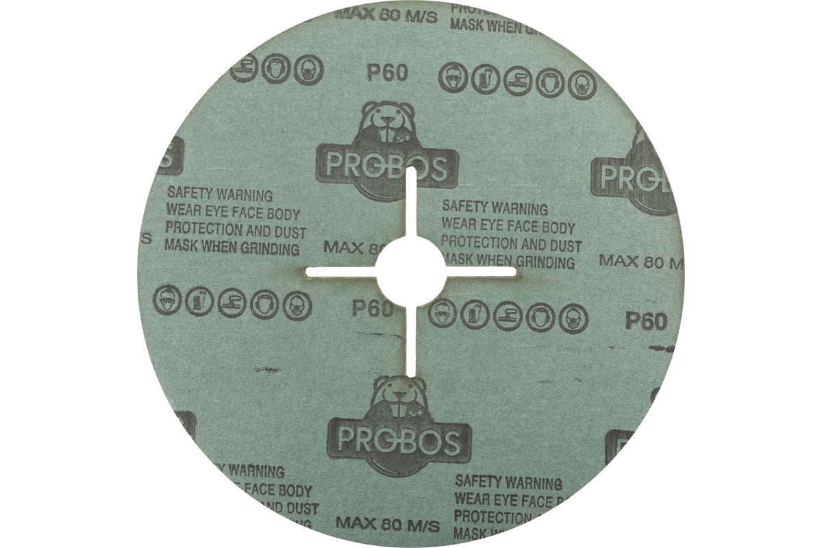 Круг фибровый Forming CF982 CERAMIC 180х 22 мм, P60, 25 шт PROBOS 98227740-25