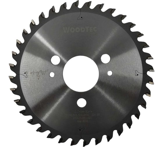 Пила подрезная коническая 200x4.3-5.5/3.2x50 мм, Z36 Woodtec ВИ 337387