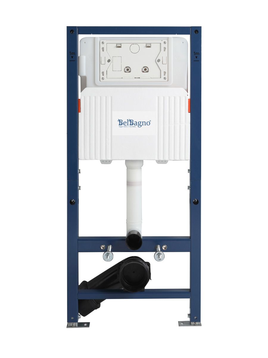 Инсталляция для унитаза BelBagno BB-109-M-C сборная из двух частей