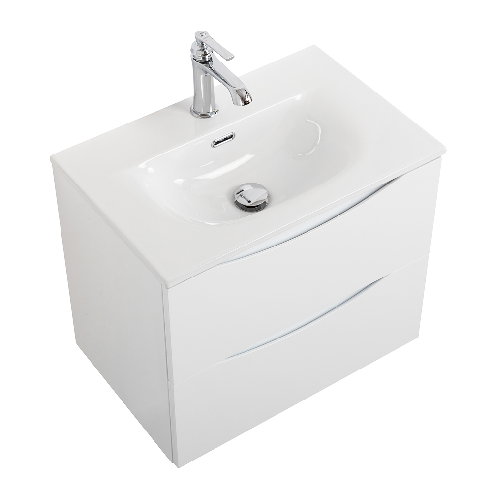 Тумба с раковиной BelBagno Marino-Cer-Mini 60 см Bianco Lucido
