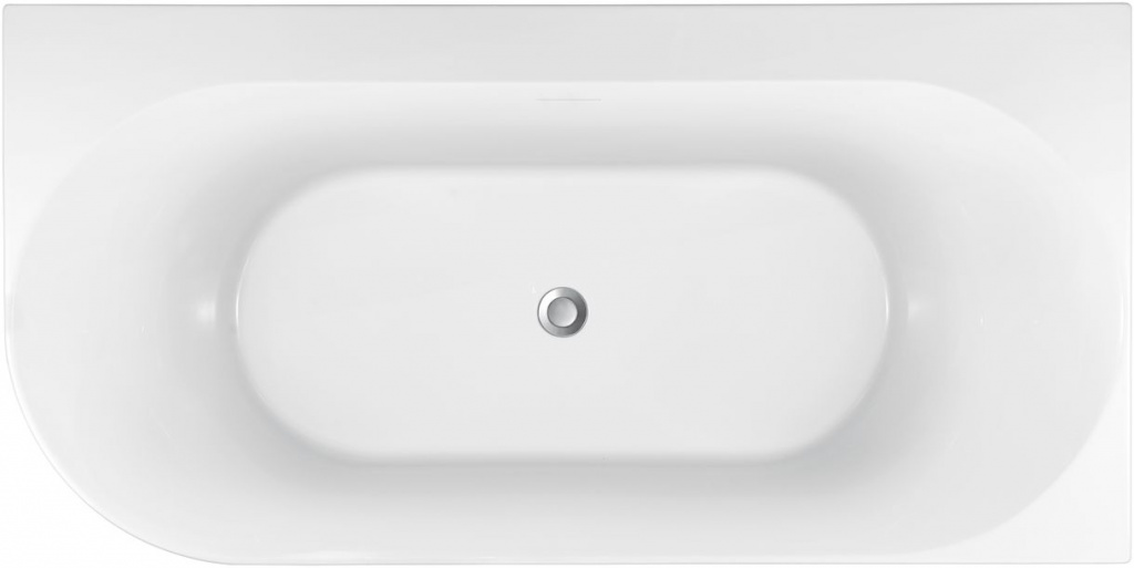 Акриловая ванна Allen Brau Priority 2.31004.20B 170x78 белый глянец, R