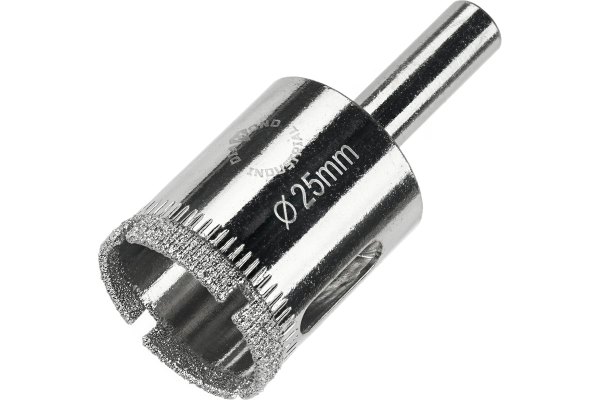Коронка алмазная по керамике, плитке и стеклу 25 мм Diamond Industrial DIDCBC025