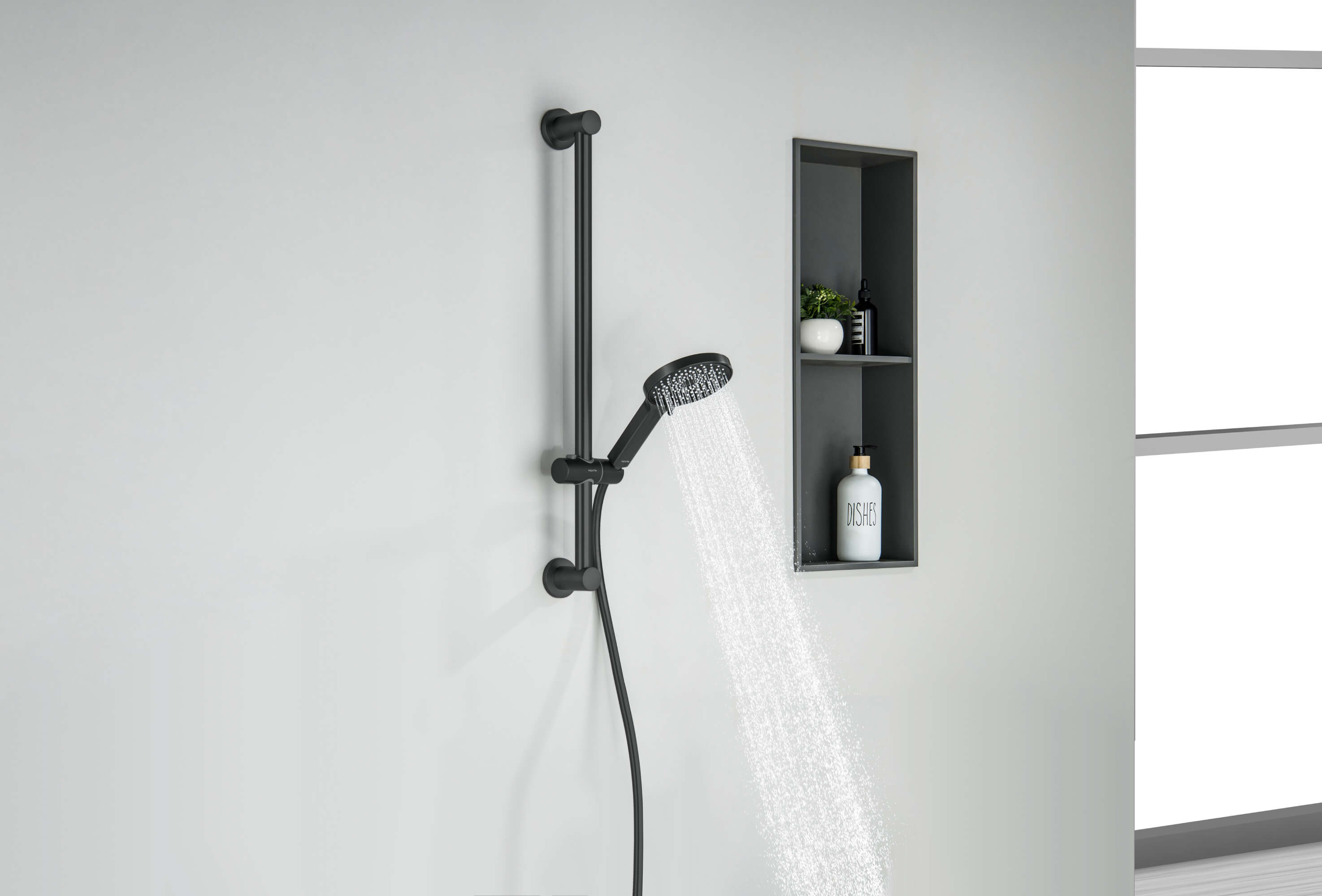 Душевой гарнитур Aquatek Лугано AQ2022MB черный матовый Душевой гарнитур Aquatek Лугано AQ2022MB черный матовый