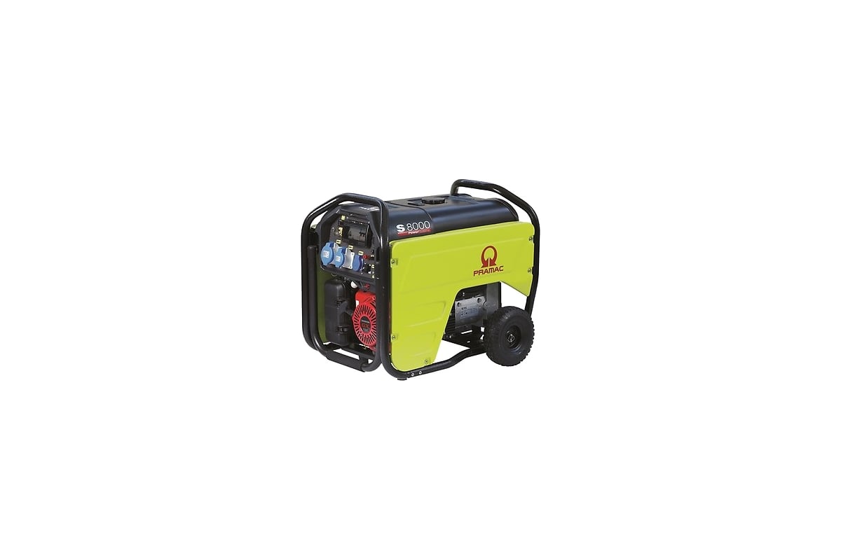 Бензиновая электрогенераторная установка Pramac S8000+AVR+CONN однофазная PD612SH2Z02