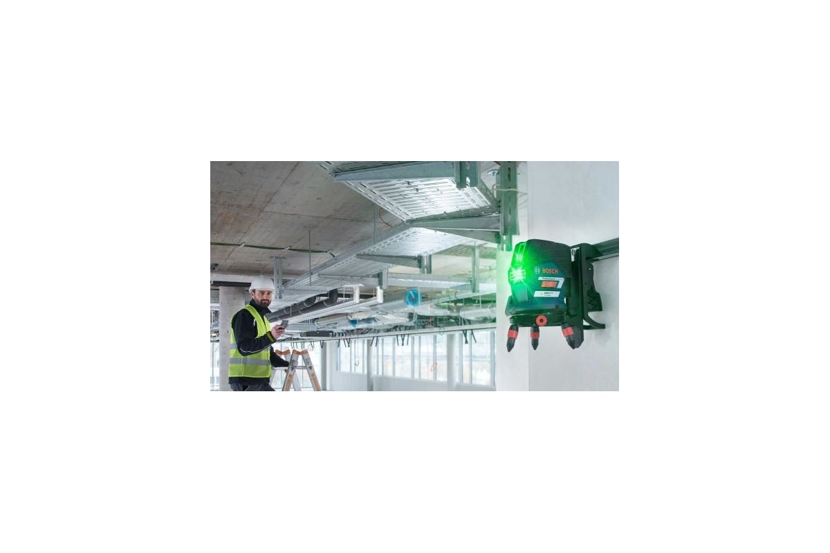 Комбинированный лазерный нивелир Bosch GCL 2-50 CG + 2 крепления + L-Boxx 0.601.066.H00