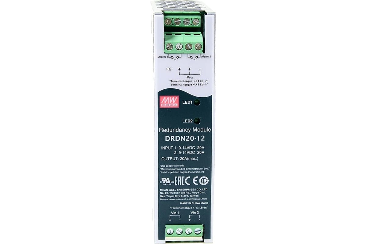 Модуль резервного питания Mean Well DRDN20-12 ETK-159398