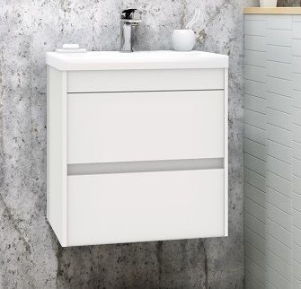 Мебель для ванной Art&Max Family 50 см подвесная, Bianco Lucido