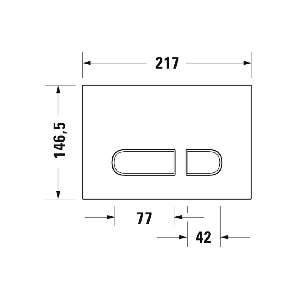 Подвесной унитаз с инсталляцией Duravit D-Neo Set_D-Neo_хром 4 в 1, кнопка хром