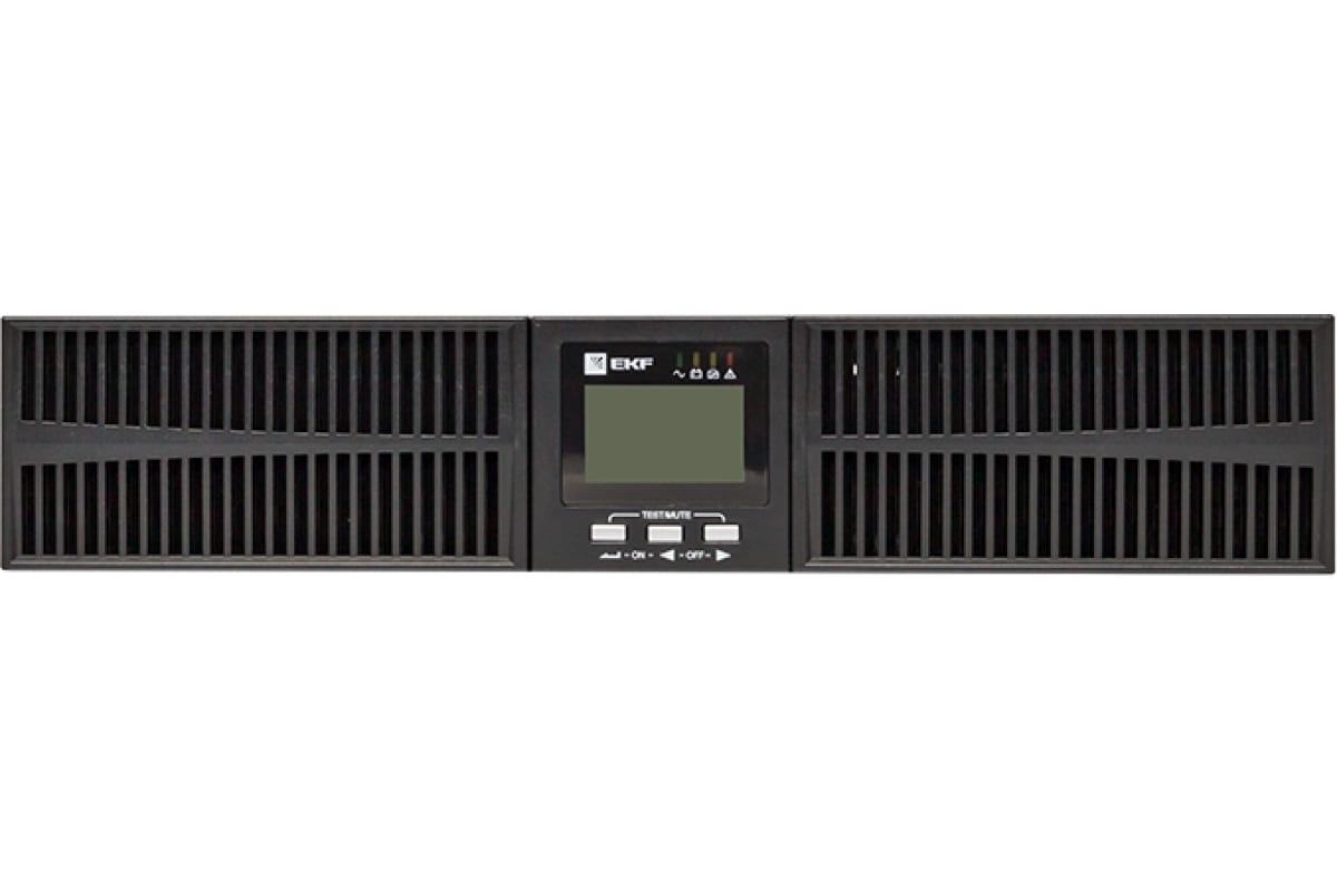 Источник бесперебойного питания двойного преобразования EKF E-Power SW900G4 6000 ВА ,1-фазный ,230В, без АКБ, для монтажа в стойку SW960G4-RT