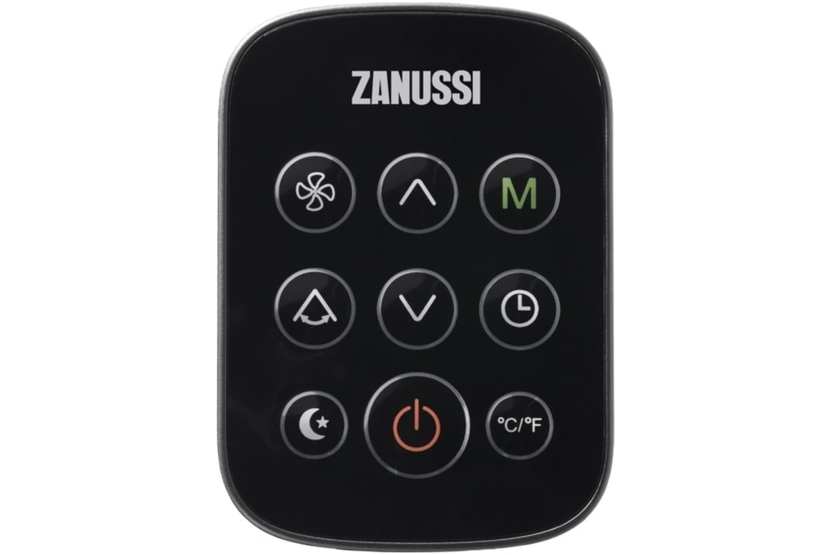 Мобильный кондиционер Zanussi Massimo Solar Black ZACM-12 MS-H/N1 Wi-Fi Black НС-1294914