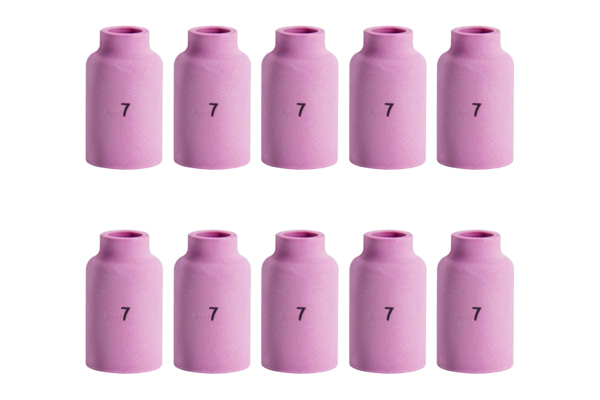 Сопло керамическое Basic TW 17-18-26 GL №7 42 мм, 11.0 мм, 10 шт Оберон BS54N15.10