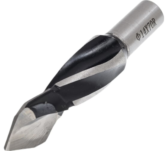 Сверло присадочное усиленное сквозное (14x70 мм; S=10x20 мм; RH) ROTIS 422.1470R