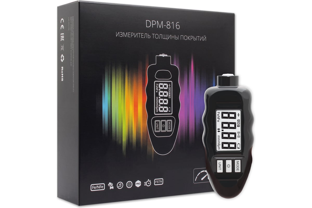 Измеритель толщины покрытий CARSYS DPM-816 10-3000 мкм 4001