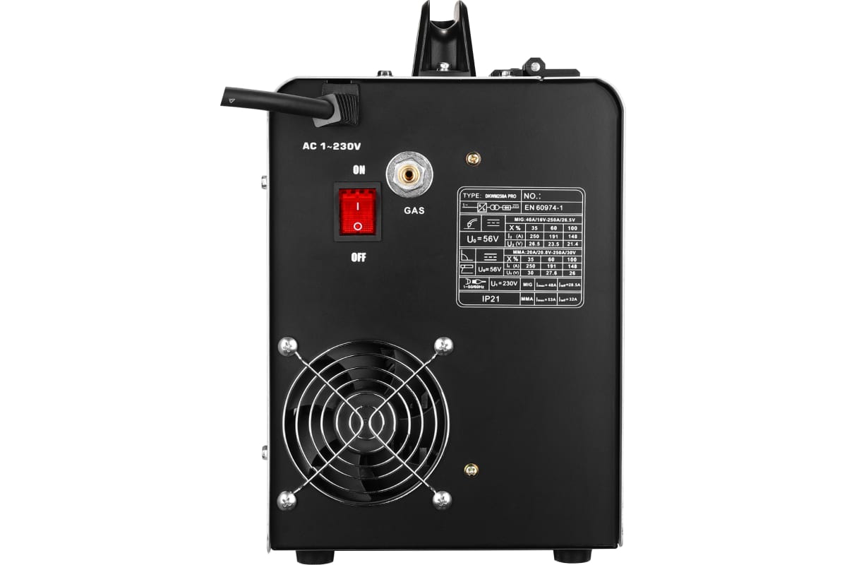Сварочный полуавтомат Deko DKWM250A PRO MIG/MAG 250А 051-4687