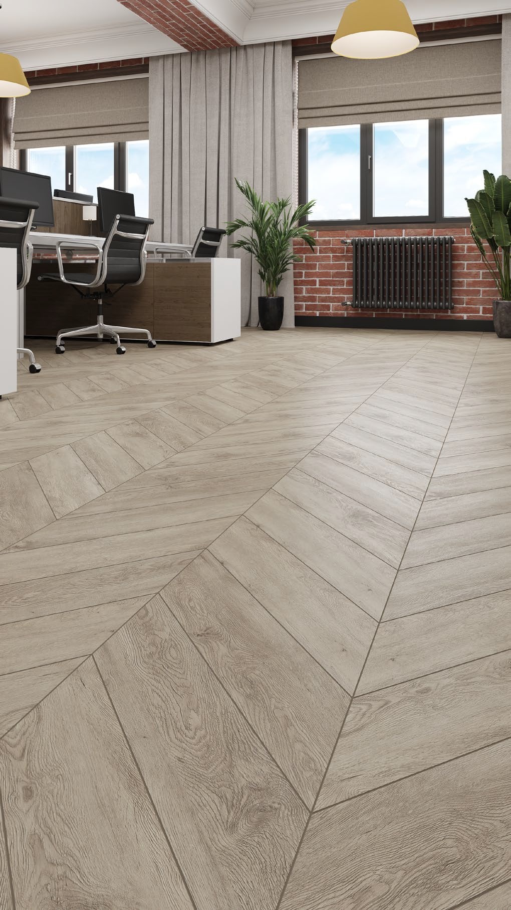 SPC ламинат Alpine Floor Chevron Alpine Карите 600x127x5 мм, ECO 18-11