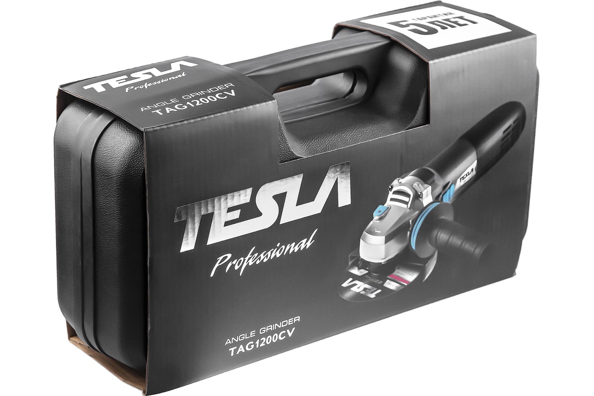 Угловая шлифовальная машина Tesla TAG1200CV 623033