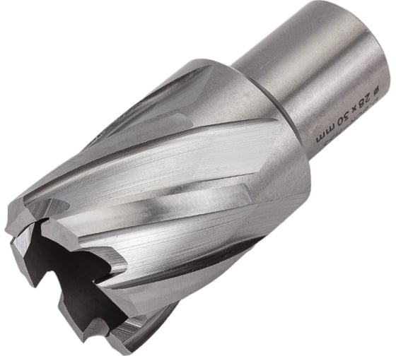 Сверло корончатое HSS по металлу (28х30/63 мм; Weldon 19) D.BOR CD-HSS-030-028-W