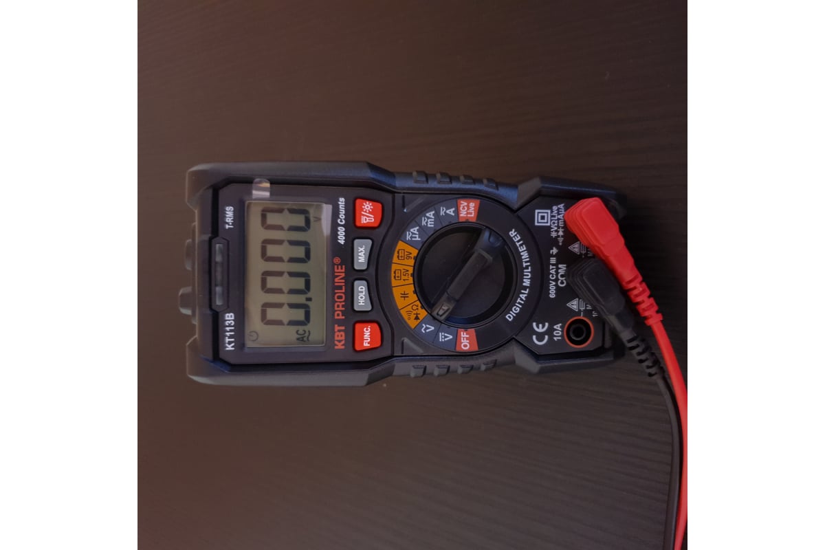 Цифровой мультиметр КВТ KT 113B PROLINE 79125