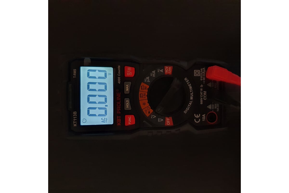 Цифровой мультиметр КВТ KT 113B PROLINE 79125