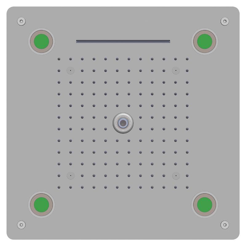 Верхний душ RGW Shower Panels SP-73 50x50 многофункциональный