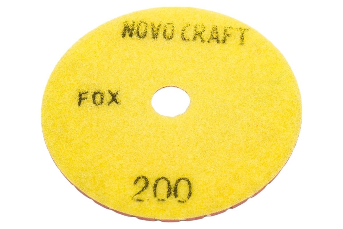Диск алмазный гибкий Черепашка Fox (2 шт; 100 мм; № 200; мокрый рез) NOVOCRAFT PPTSW1000200