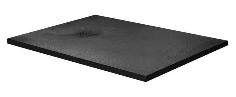 Поддон для душа BelBagno TRAY-MR-UNO-AH-120/90-35-NERO-NO 120x90 черный, накладка черный