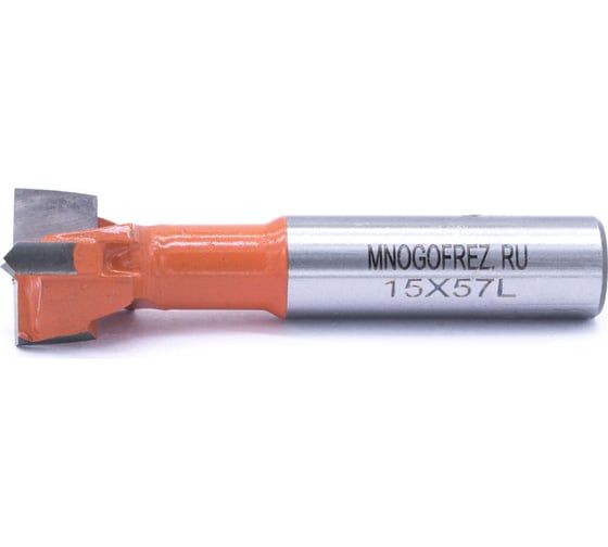 Сверло чашечное четырехзаходное по дереву FT120102L (15х57 мм; хв-к 10 мм; левое вращение) МНОГОФРЕЗ 6591