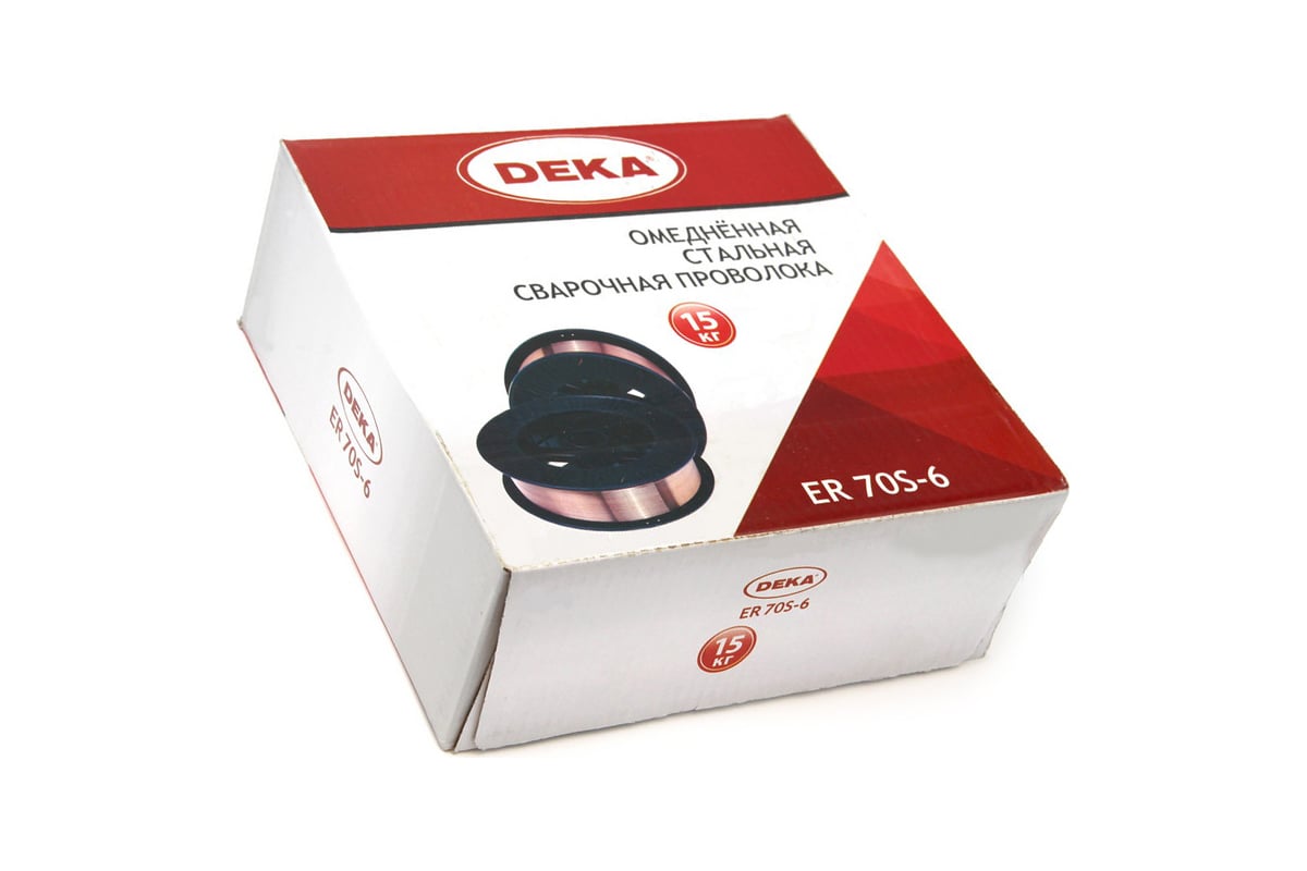 Проволока омедненная ER70S-6 (1 мм; 15 кг) Deka СТ000001716