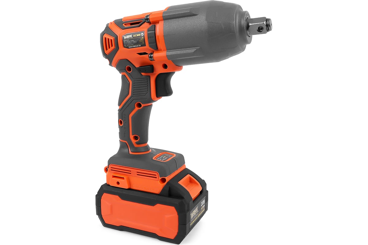 Аккумуляторный ударный гайковерт Messer DCW6 1000 Нм, М24, 20 В, 4 Ач 05-41-064