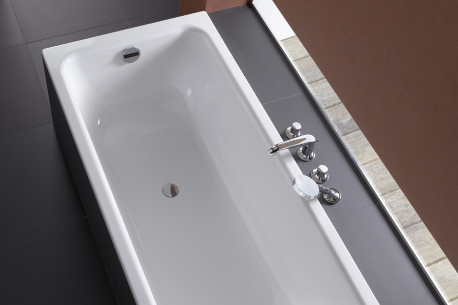 Стальная ванна Bette Select 3413-000 180x80 см, с шумоизоляцией