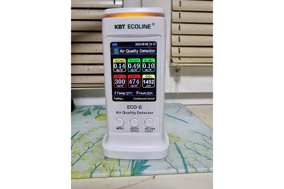 Анализатор воздуха КВТ ECO-6 ECOLINE 79142