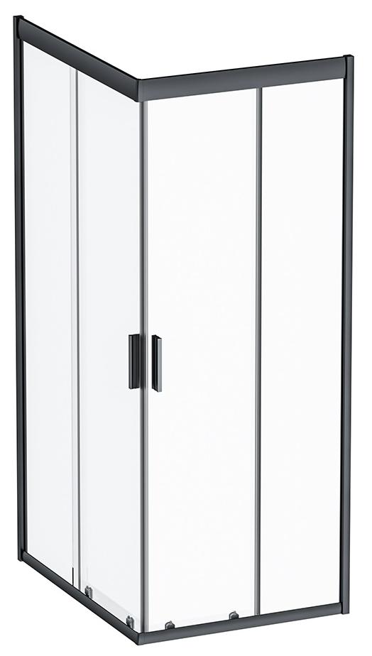 Душевой уголок Am.Pm Gem S W93G-404-100280-BT 100x80 прозрачный, черный матовый