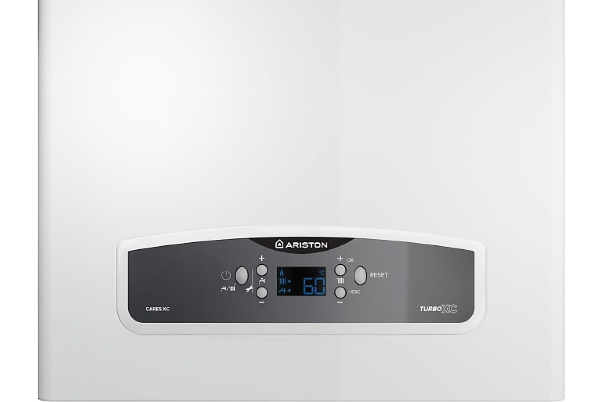Настенный двухконтурный традиционный газовый котел Ariston CARES XC 24 FF NG 3301682