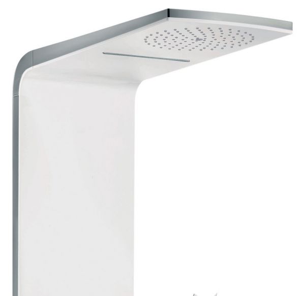 Душевая панель Hansgrohe Raindance Lift 27008000 хром/белый матовый