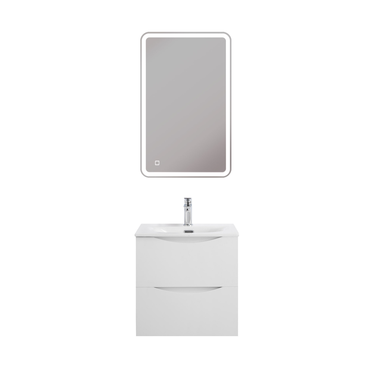 Мебель для ванной BelBagno Marino-Cer-Mini 50 см Bianco Opaco