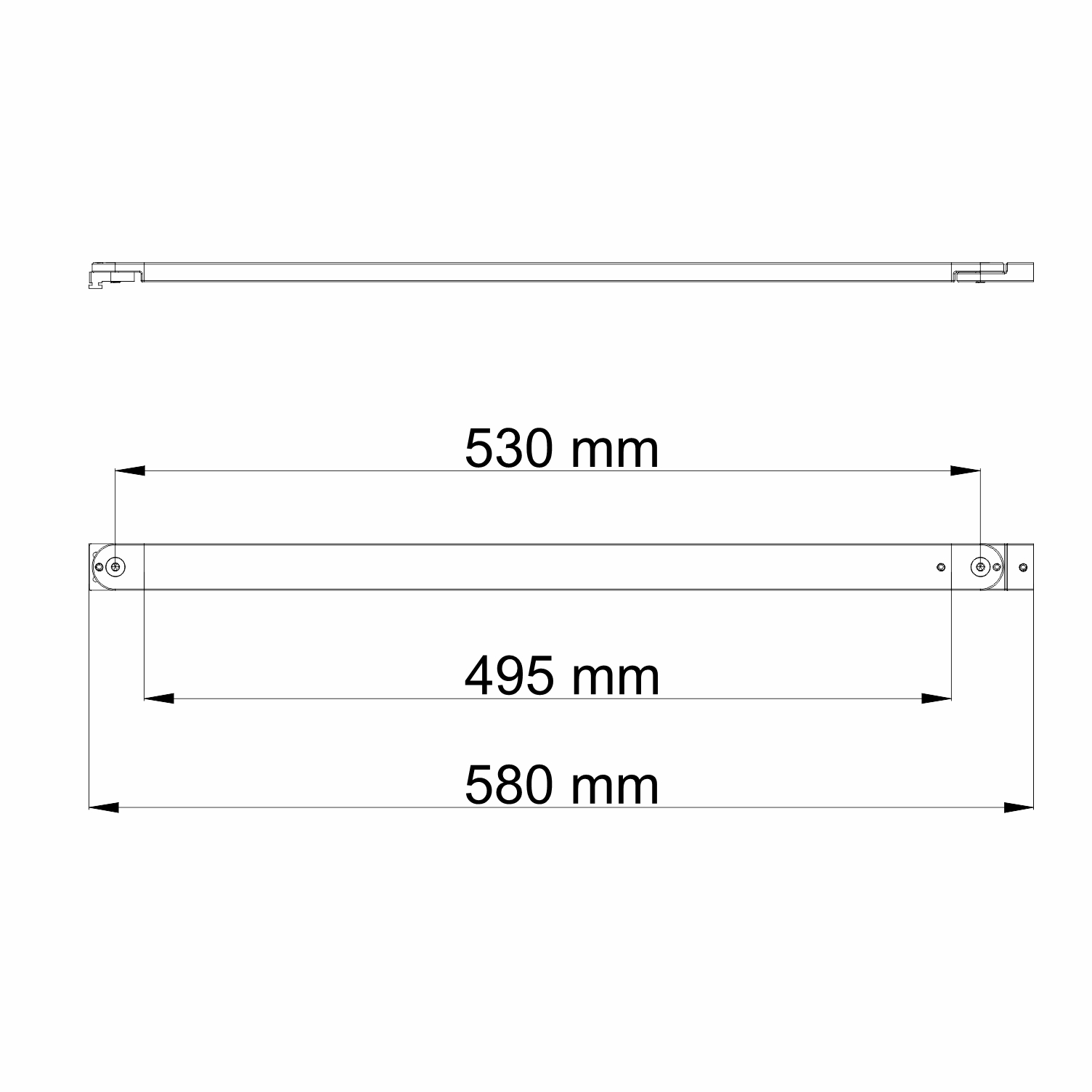 Фиксатор WasserKRAFT D469 для стеклянной шторки Dill 61S, черный