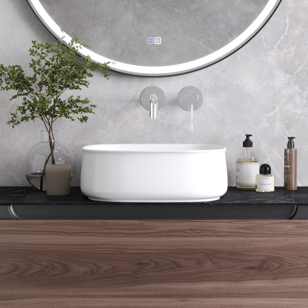 Раковина Cezares CZR-6583 43 см белый