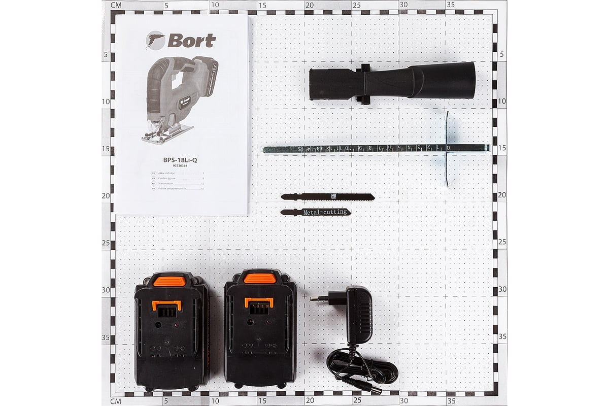 Аккумуляторный лобзик Bort BPS-18Li-Q 93720384
