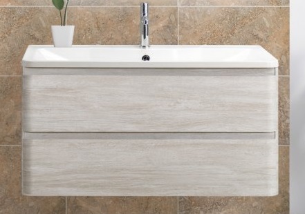 Тумба с раковиной BelBagno Albano 100 см Rovere Vintage Bianco