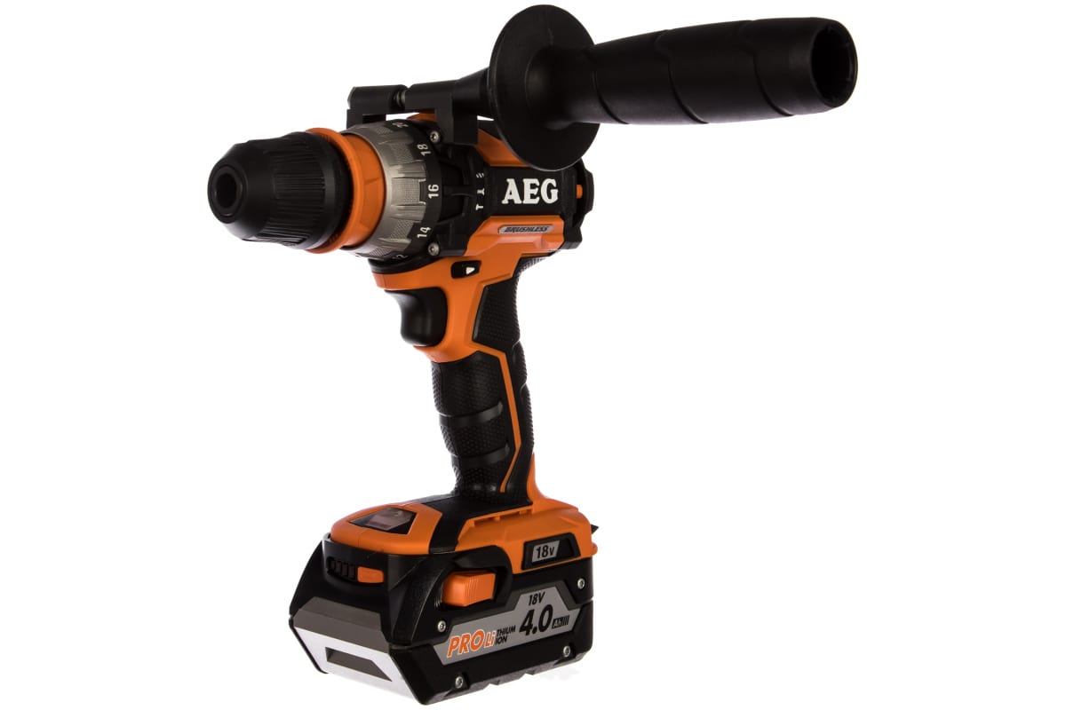 Бесщеточная аккумуляторная дрель-шуруповерт AEG BSB 18CBL LI-402C 4935448463