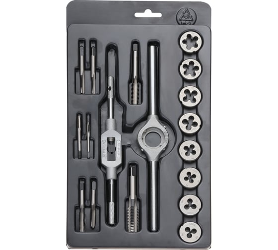 Набор метчиков и плашек Bucovice Tools M4 M3-M12 115CrV3, 18 предметов 310125