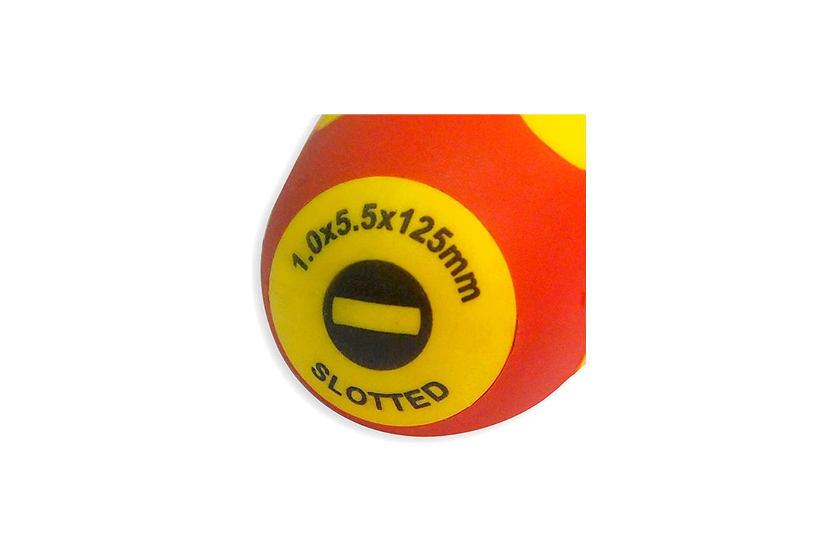 Диэлектрическая отвертка SL 1.0х5.5х125 мм SHTOK 09314