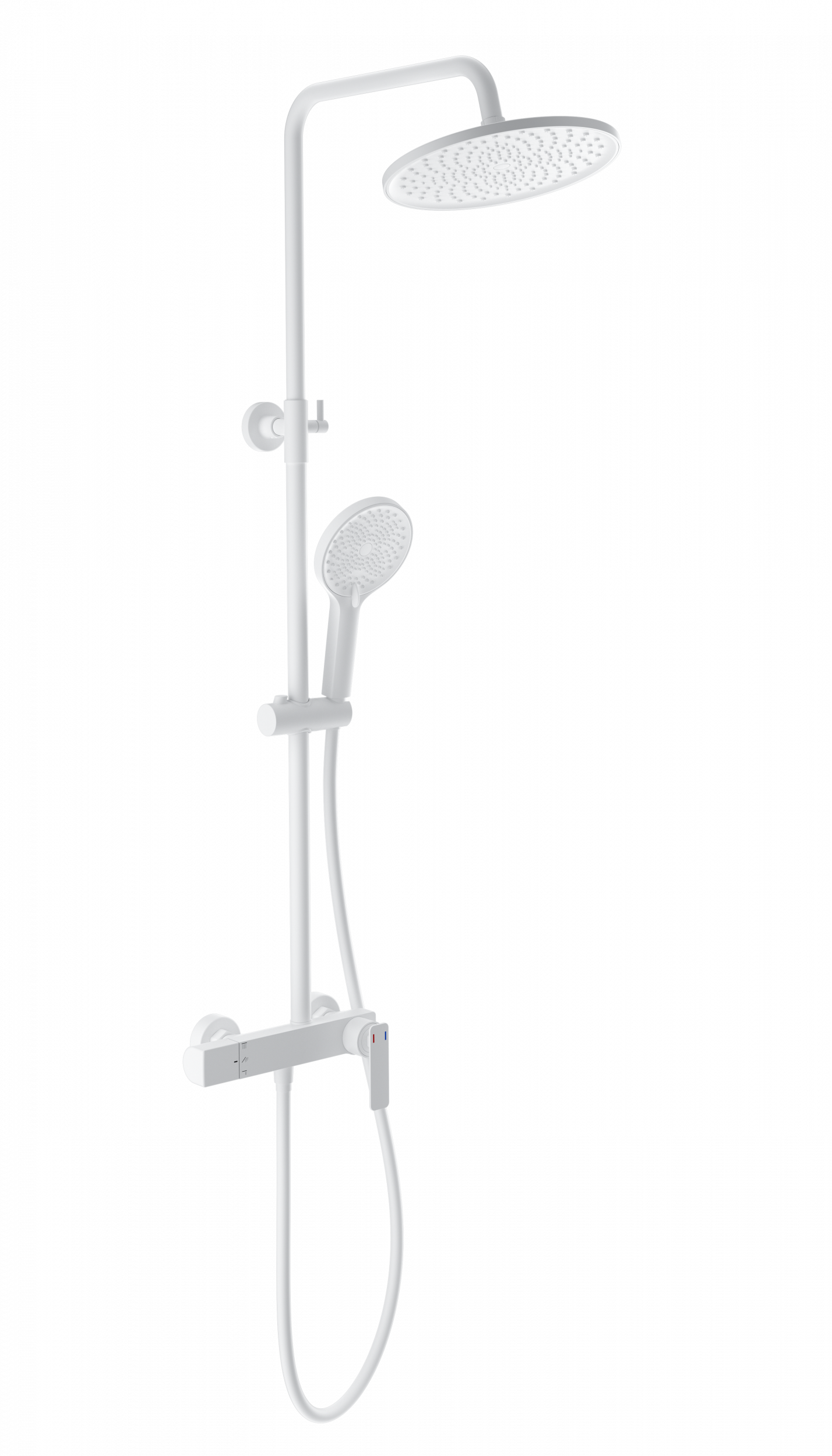 Душевая стойка Wonzon&Woghand WW-B3517-MW белый матовый