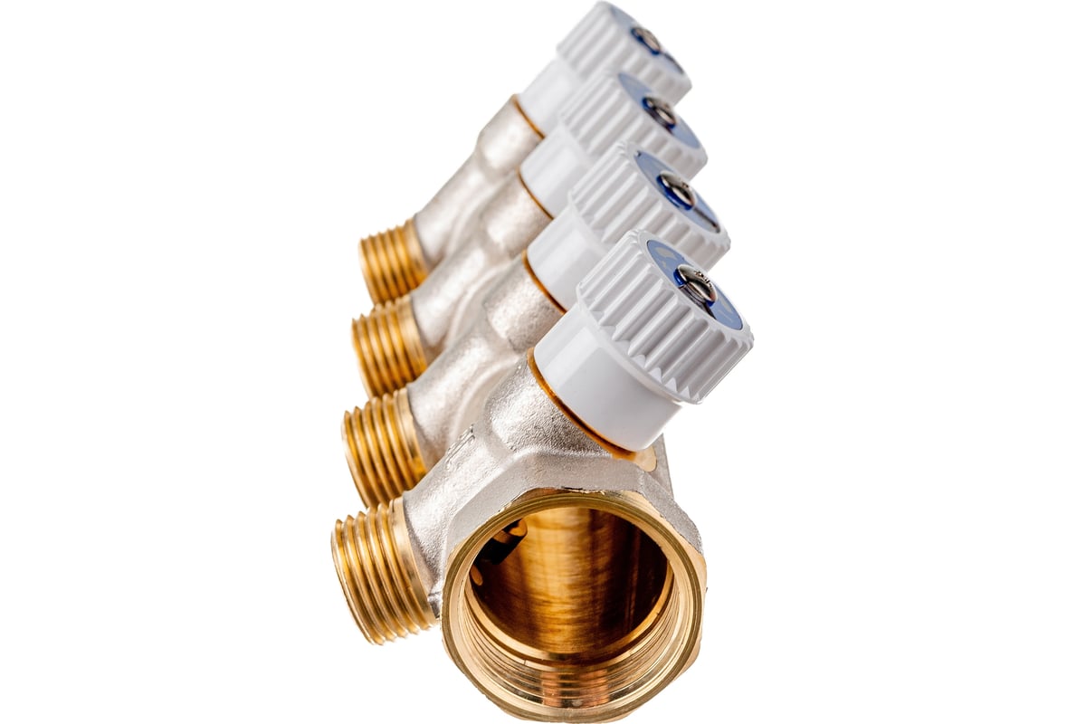 Распределительный коллектор STOUT 1, 4 отвода 1/2 SMB 6851 011204 RG008SFVPQCLS7
