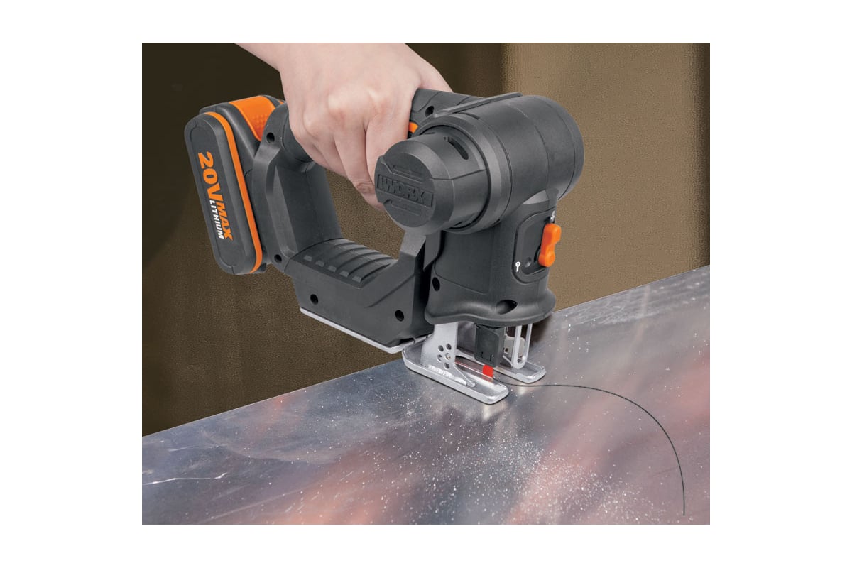 Аккумуляторный-лобзик/сабельная пила Worx Axis WX550.1